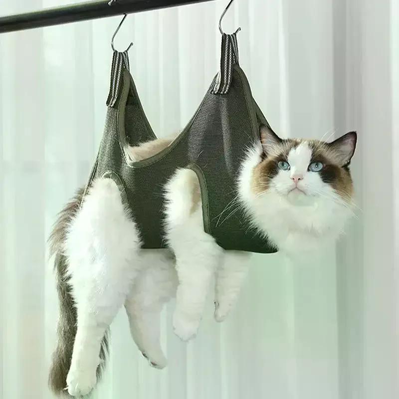 Pet Grooming Hammock Helper Cat Dog Hammock Dogs Repairing Nails In Beauty Hammock Restraint Bag Pet Accessories