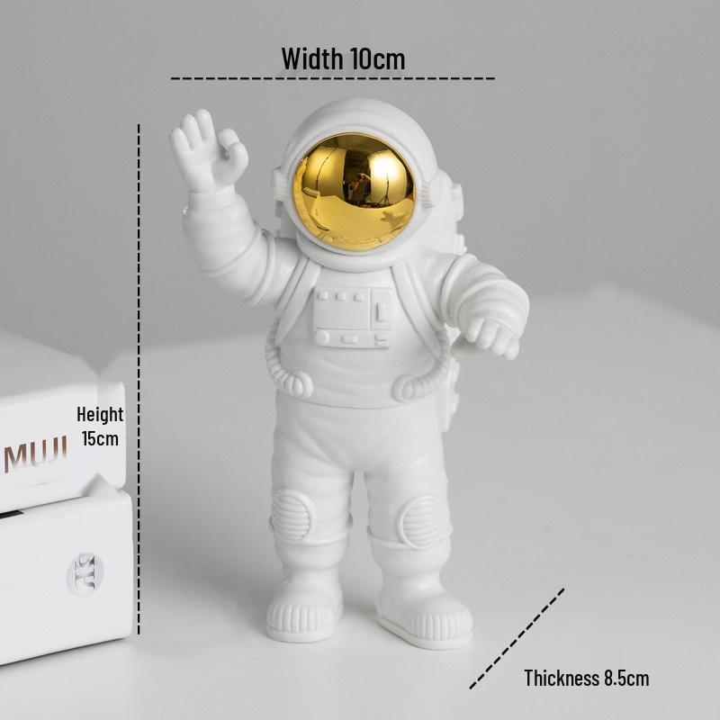 Astronauten-Figur-Ornament für Wohnzimmer oder Kinderzimmer - Weihnachtsgeschenk-Deko Weltraumfahrer