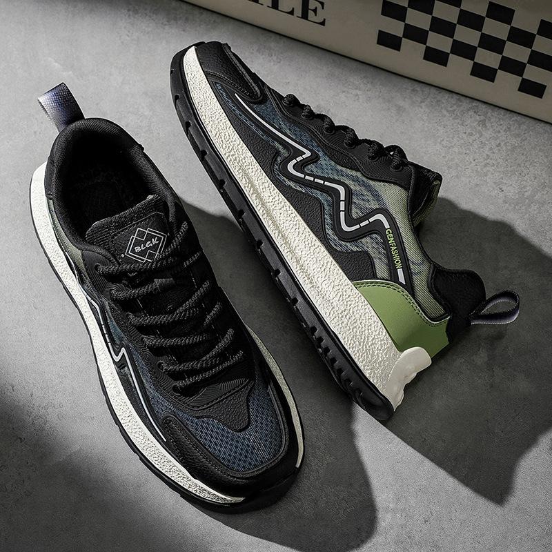 Neuer Modetrend atmungsaktives Mesh rutschfest abriebfest Freizeitschuhe Dämpfung Mode vielseitige Farbabstimmung weiche Sohle Dad Shoes