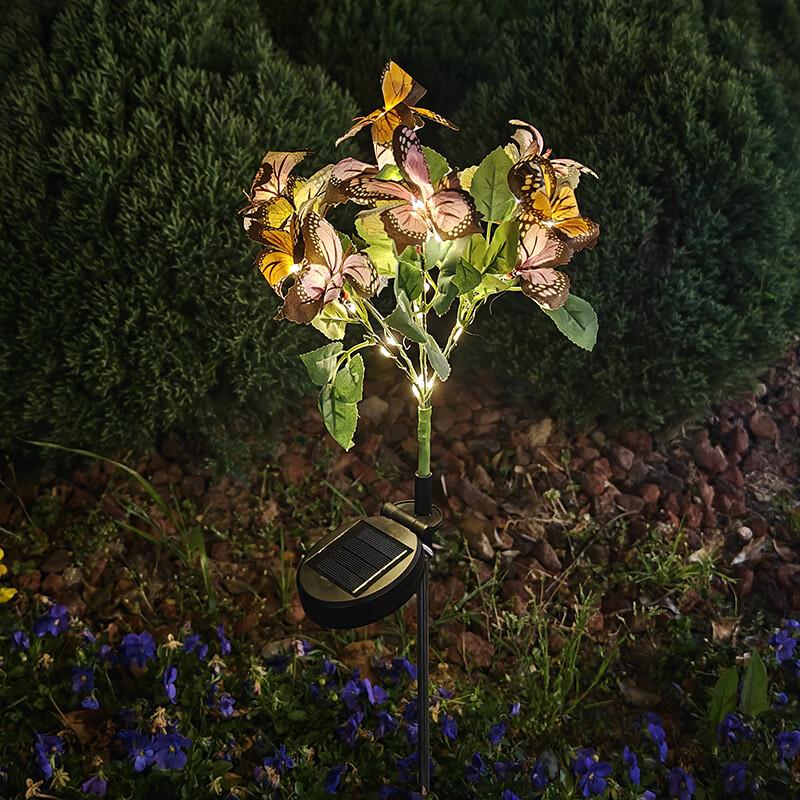 Solar LED Butterfly Tree Garden Stake Lights
