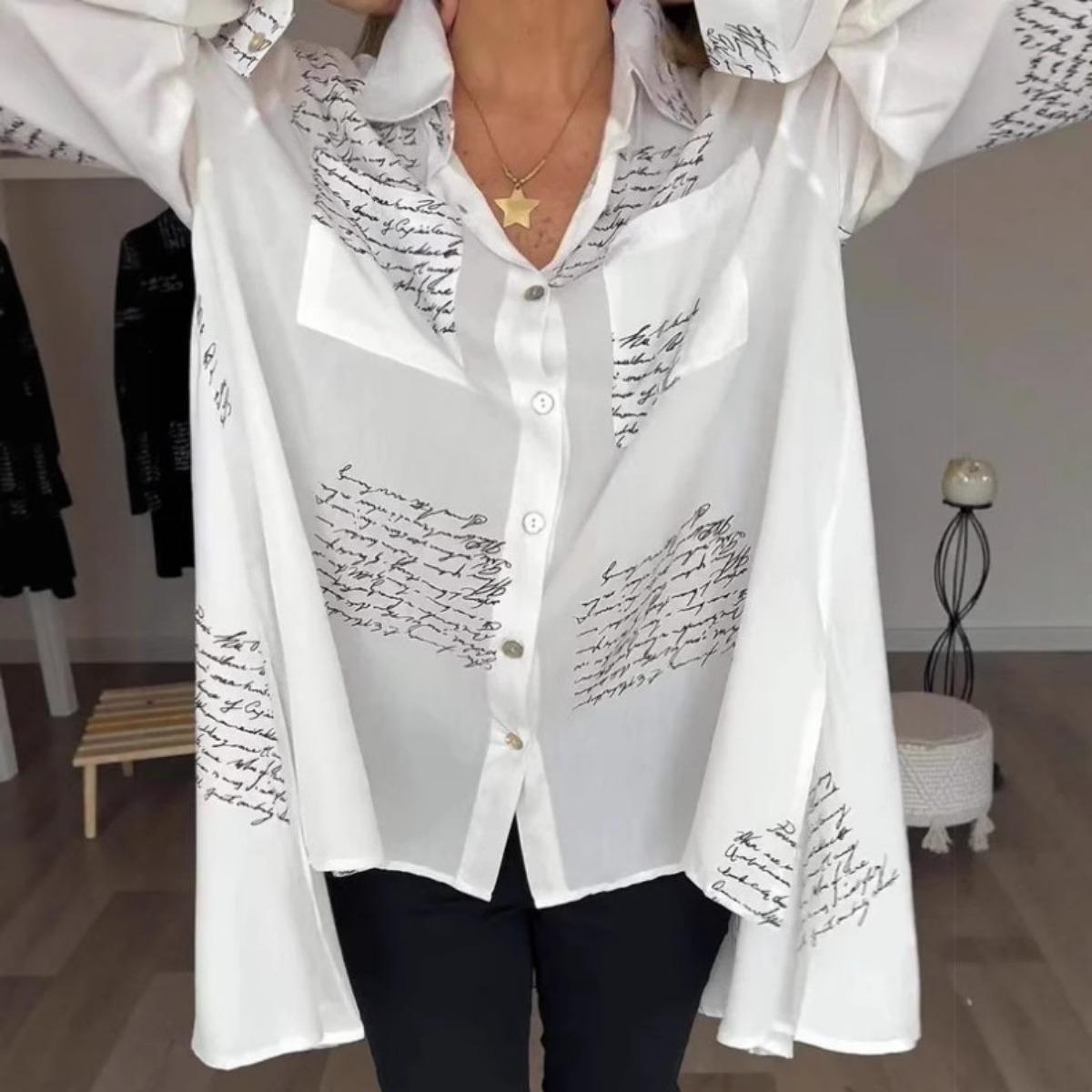 Spring Summer New Women s Shirt, European American Fashion Printed Loose Sexy Swallow-tail Blouse,Women Top S белый