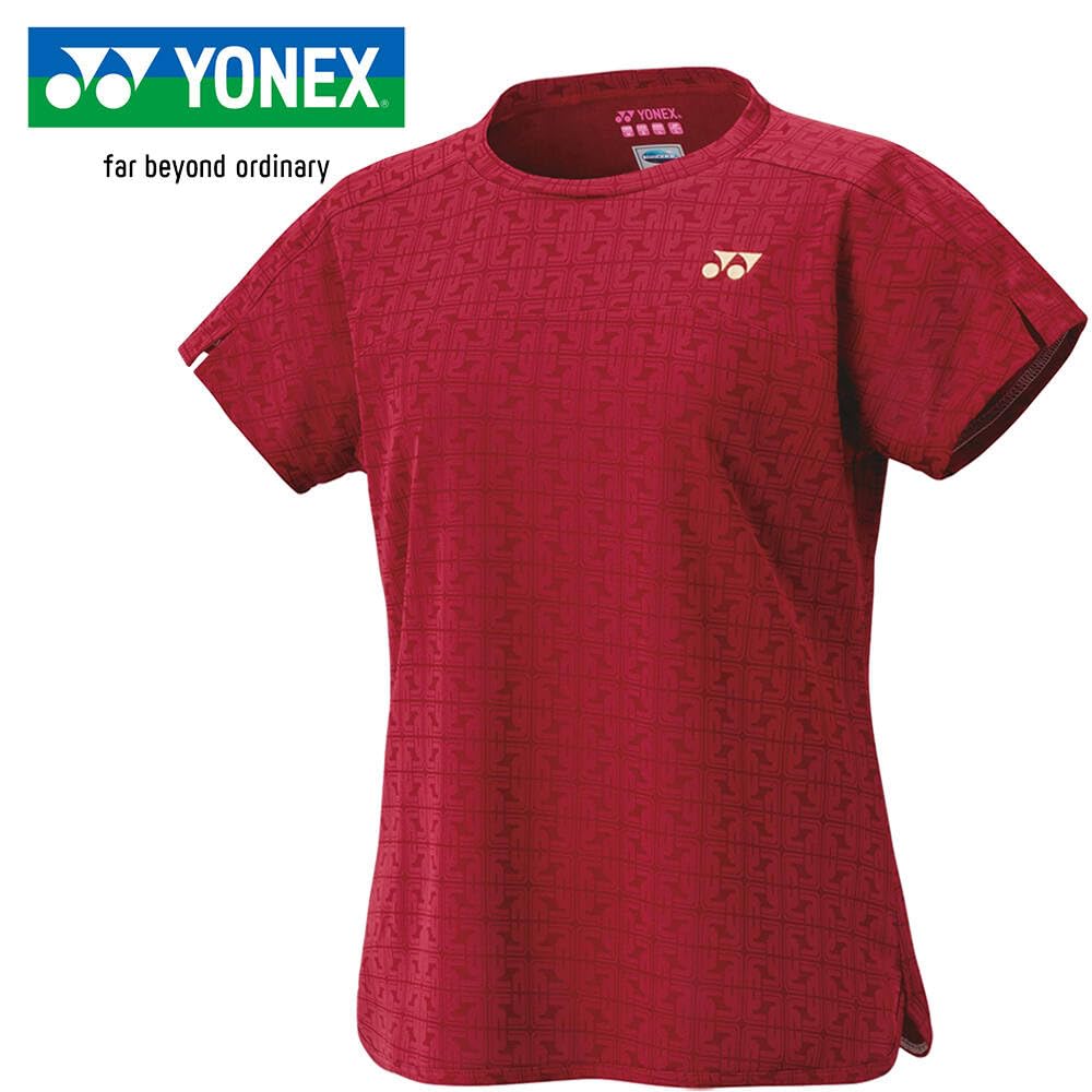 Yonex Short Sleeve Game Bordeaux S Women's Shirt, (387)