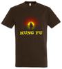 Kung Fu Walking Silhouette T-Shirt Martial Bruce Arts Symbol Lee Karate