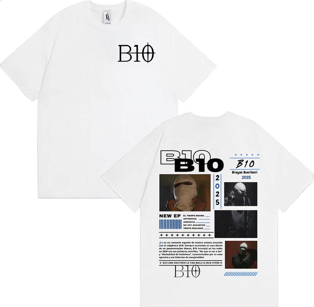 

Rapper B10 Byayan Bueriberi Tour Tshirts Unisex Fashion Hip Hop Pop Music T Shirt Unisex High Quality Cotton Oversized Tshirt S