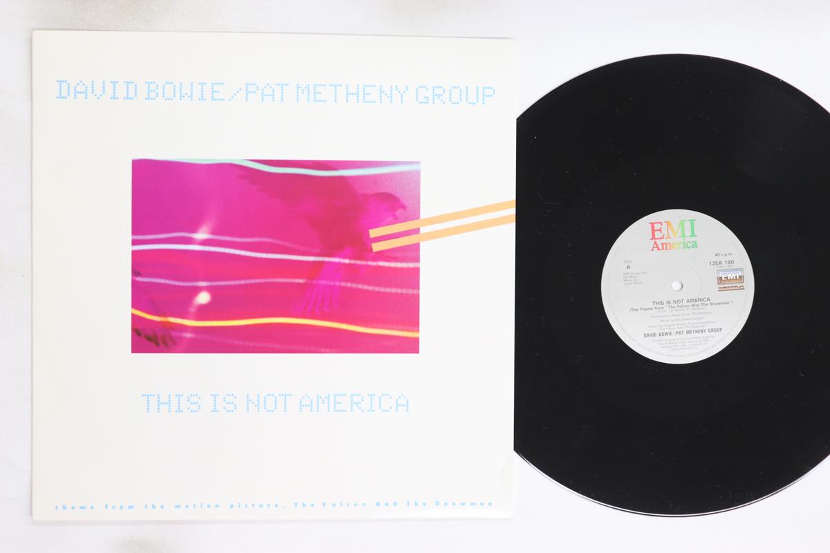 

12inch Record DAVID BOWIE, PAT METHENY GROUP - This Is Not America (Theme From The 12EA190 EMI AMERICA 1985 US Rock Used