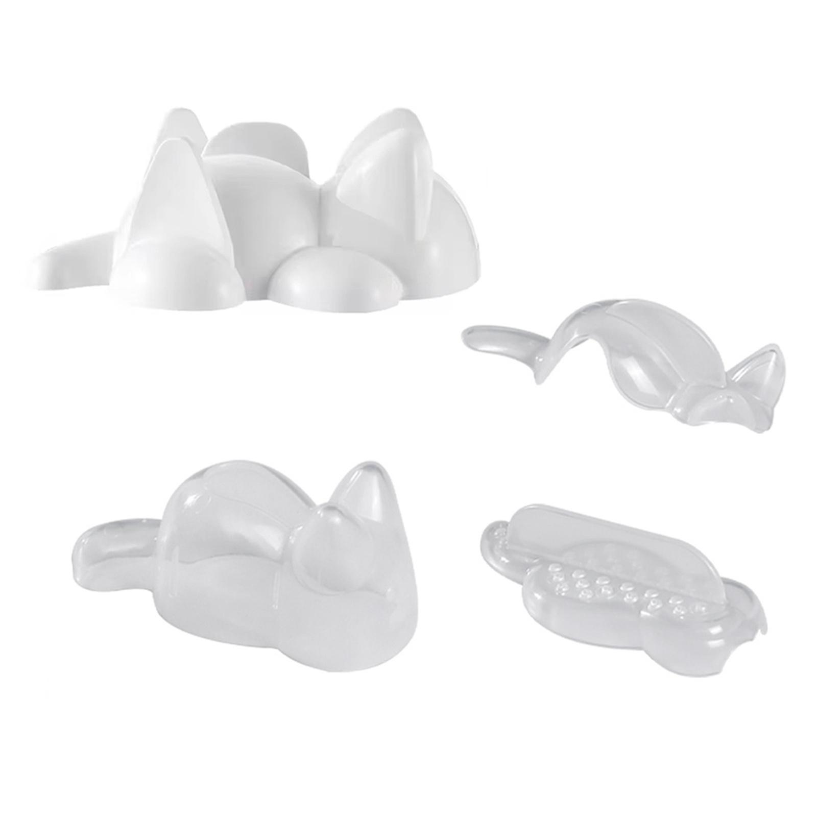 

Набор из 2 симпатичных формочек для риса в форме кошек для забавного приготовления еды, формы для суши в форме животных, принадлежности для выпечки картофельного пюре