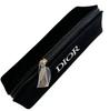 Dior Christian Dior Dior Black Pouch Velvet Gold Logo Cosmetic Pouch Novelty Pouch Logo Gift Black [Used]