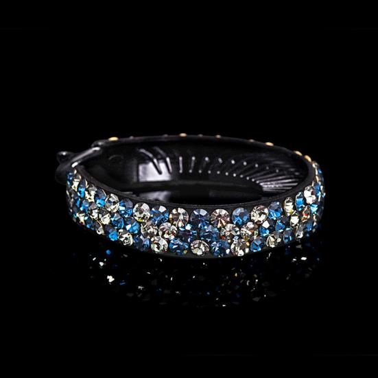 Women Rhinestone Inlaid Hair Claws Twist Clip Hairpin Headwear Bun Accessory