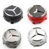 C200 E200 For Mercedes Benz 4PCS 75mm NEW Car Wheel Center Hub Caps Cover for Mercedes Benz B/C/E/S Class A Class C200L GLC GLK