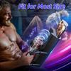 Male Masturbators Adults Sex Toy for Men Hands Free Pocket Pussy with Thrusting Distance Automatic Masturbators with Foldable Handle Blowjob Machine