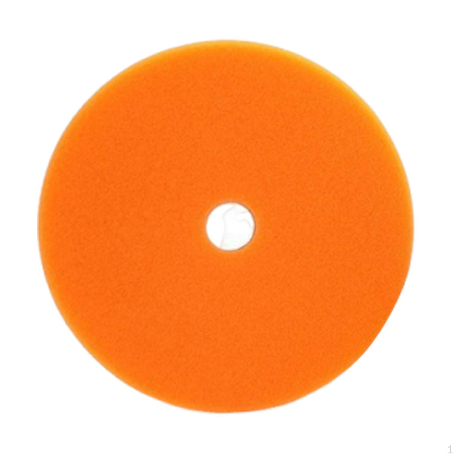 

5-дюймовый полировальный круг для автомобиля с креплением на липучке для подготовки к нанесению керамического покрытия оранжевый