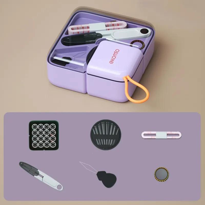 Needle And Thread Box Set Portable Multi Functional High End Hand Sewing Needle Thread Bag Sewing Tools Dormitory Sewing Storage Box YLE488