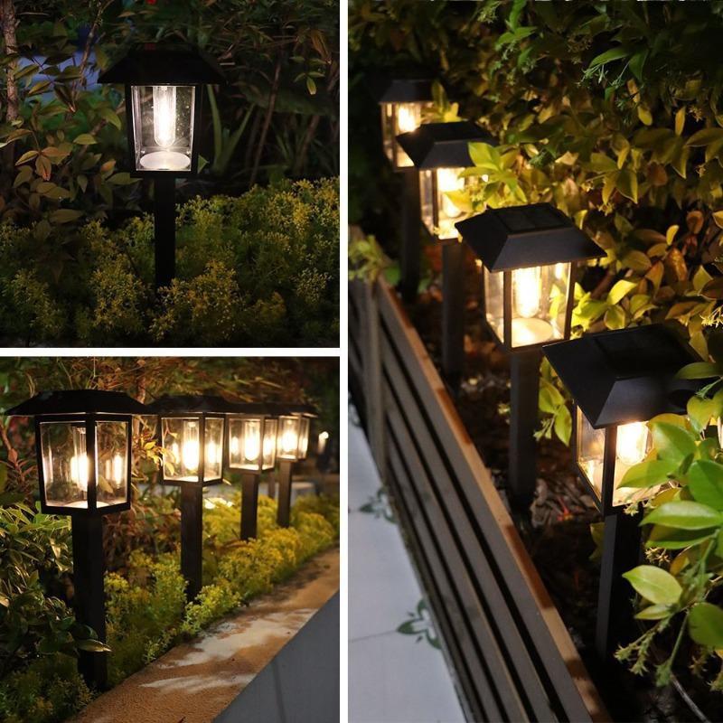 Solar-powered Lawn Lights, Courtyard Ground Lamps, Small Courtyard Outdoor Garden Atmosphere Lights, Energy-saving Lamps, Outdoor Lights