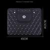 Rhinestones Leather Car Seat Back Cover Protector Crystal Auto Anti-kick Pad Wear-proof Mat Anti-Dirty Mat For Children
