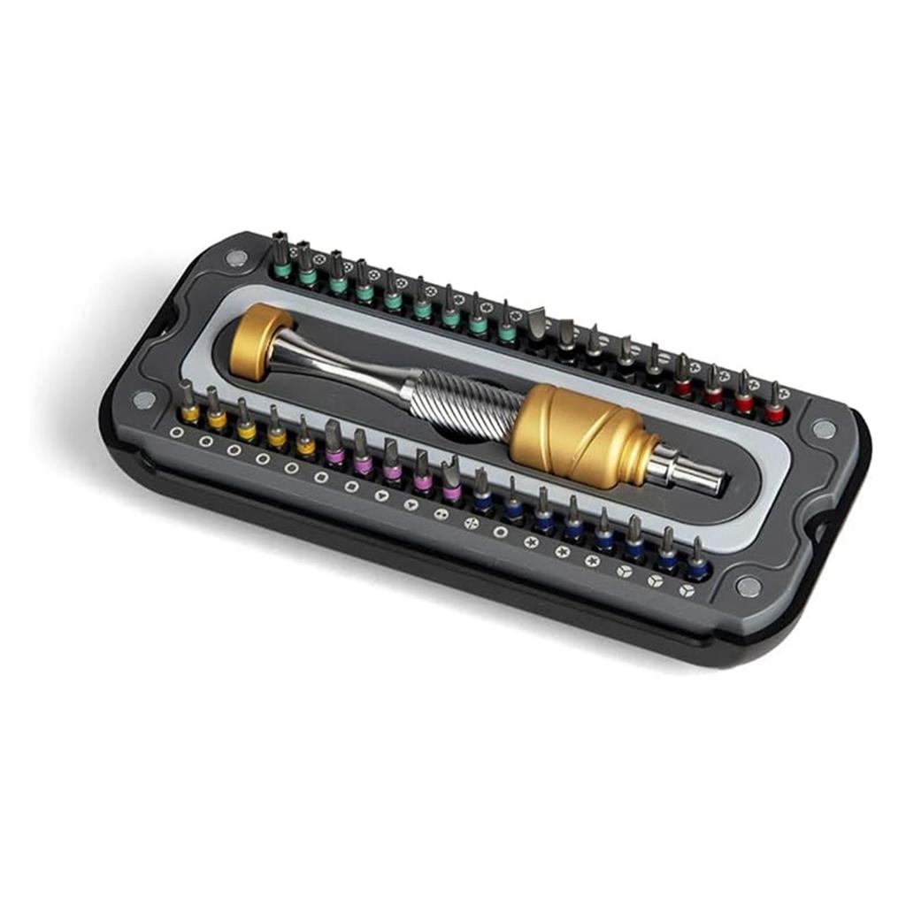 2025+ 37 in 1 Screwdriver Set Magnetic Screw Driver Bits Mini Tool Case Dismountable for Smart Home PC Phone Repair