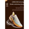 Li Ning Kids Lightweight Comfortable Durable Breathable Low Top Basketball Shoes Kids Sneakers White Orange YKBU056-1