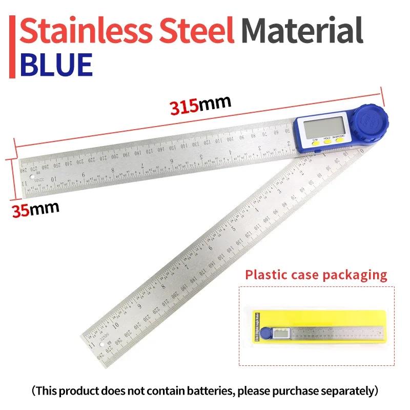 Goniometer Elektronischer Winkelmesser Digitales Messgerät Winkelmesswerkzeug Mehrwinkel-Lineal Holzbearbeitungswerkzeuge Messgerät Winkelfinder 360