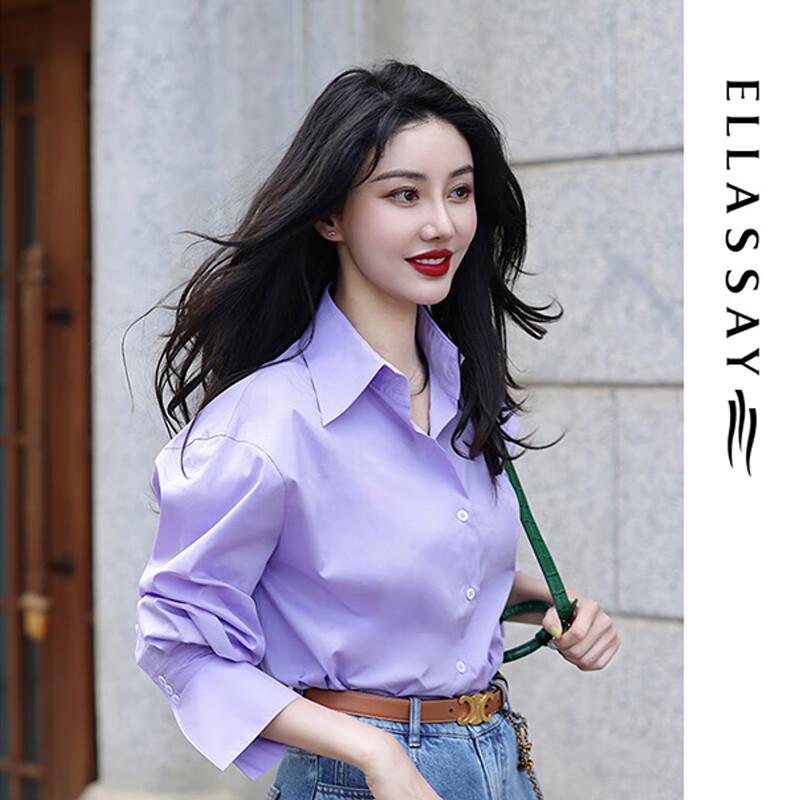 ELLASSAY Women's Crisp Cotton Feel Shirt EWB343C00600