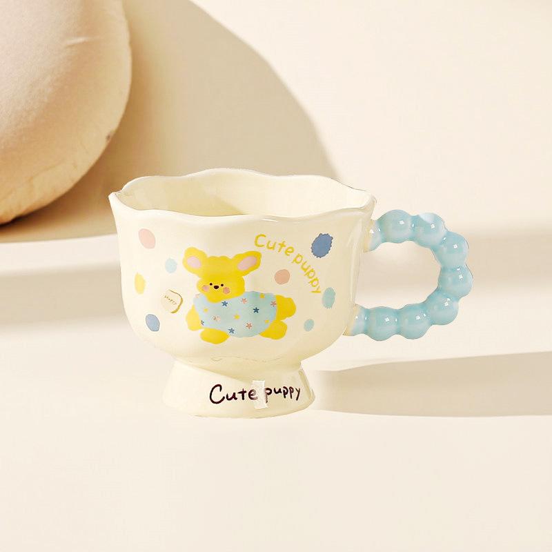 Cartoon Bear Ceramic Cup Souvenir Mug Household Water Cup Coffee Cup Birthday Gift High Appearance Cup