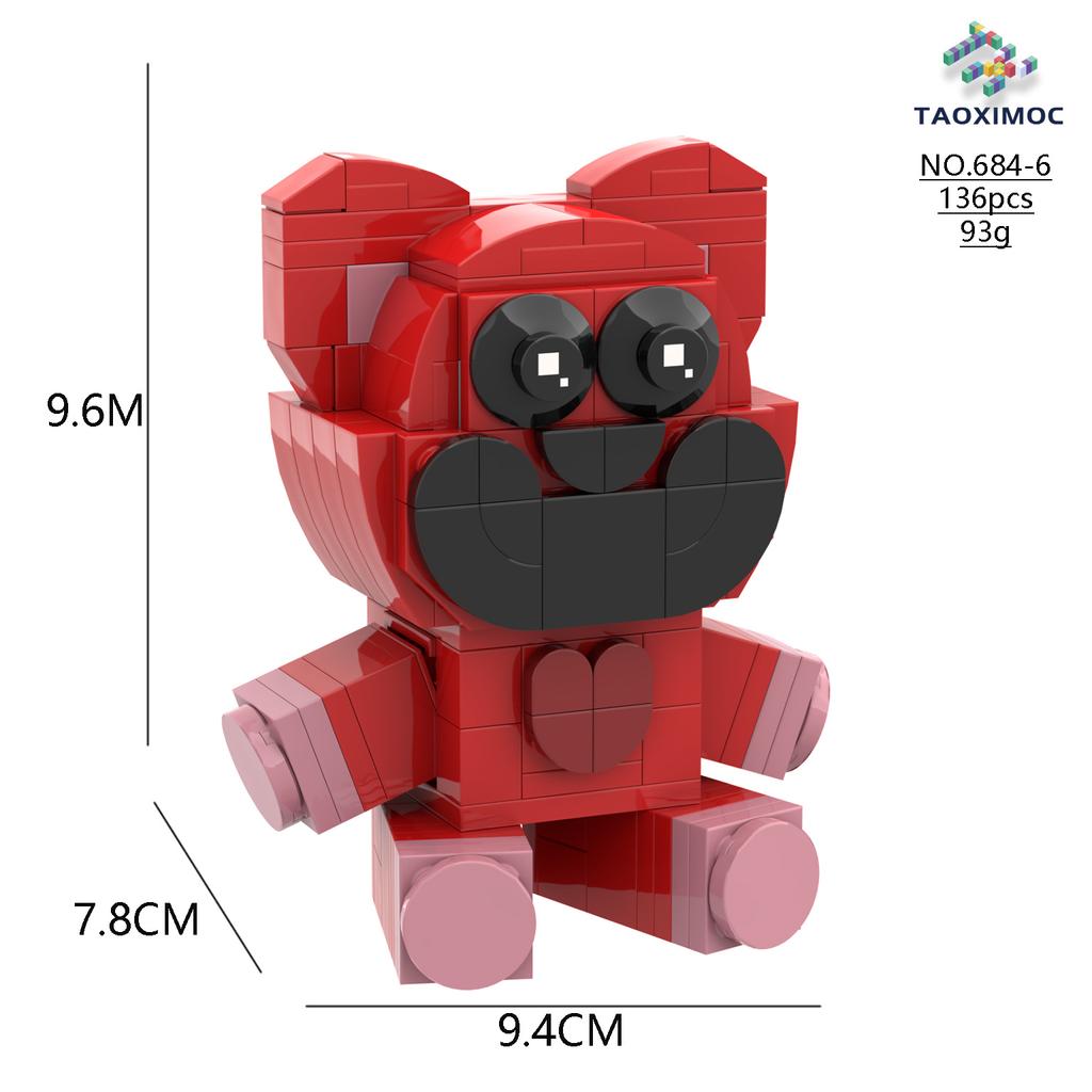 2024 Smiling Critters Children's Block Plastic Game Designer for Teens and Children