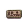 Badge Blood Type Velcro Embroidery Patch Clothing Backpack Accessory Decoration