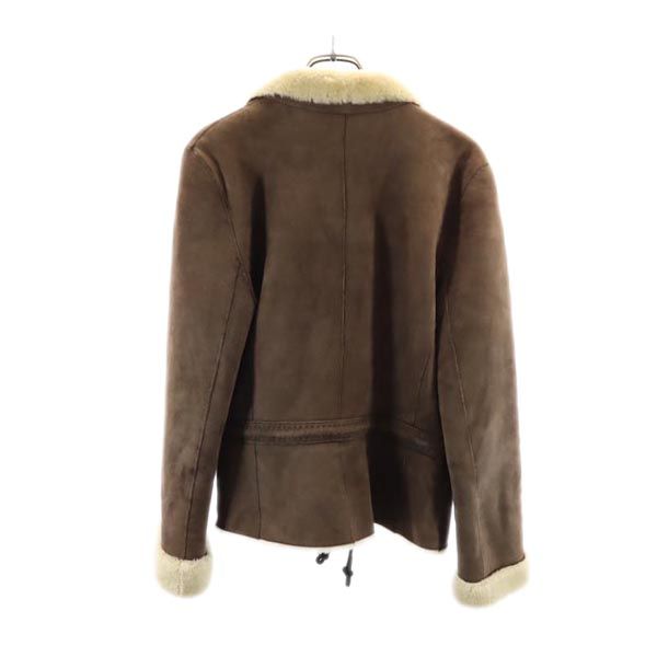 LOEWE Sheepskin Mouton jacket 40 Brown Sheepskin Women Used