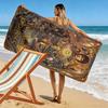 Name Custom Lord Rings Print Beach Towel, Large Soft Quick Dry Towel for Beach Camping Swimming