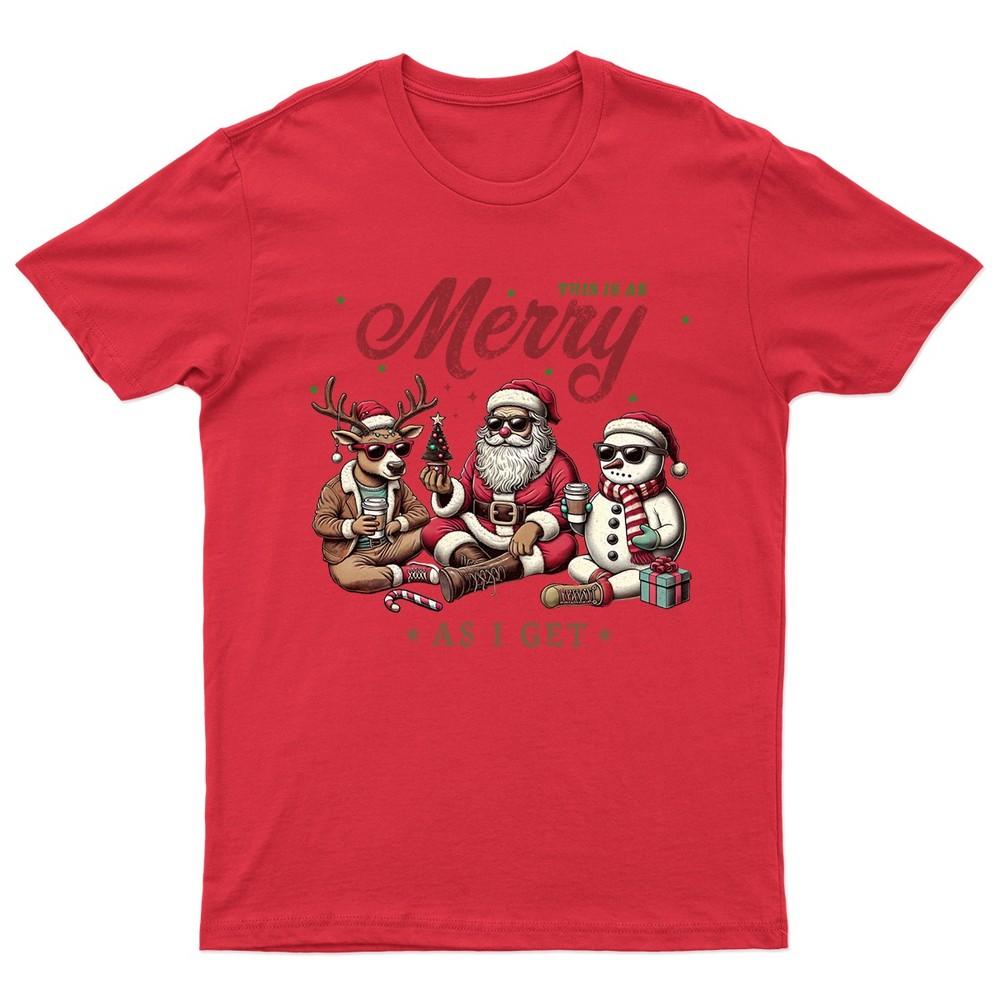 This Is As Merry As I Get Christmas Holidays Unisex Tee Unisexs Unisexs Shirt S