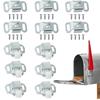 20Pcs Quiet Roller Latches Zincs Alloys Mailbox Replacement Roller Catches Latches for Mailbox Door Cabinet Closing Closures