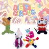 Adorabile Morbido Dinosauro Peluche Bambola Carina Clown del Circo Principessa Caramella Peluche Regalo