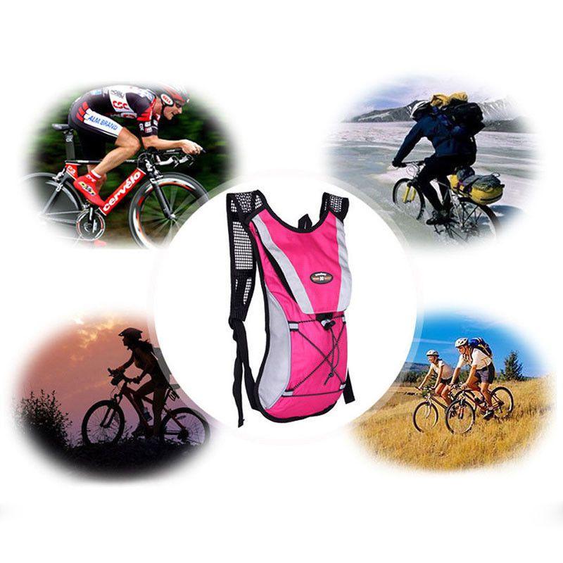 2l Bladder Water Bag Hydration System Backpack Pack Hiking Camping