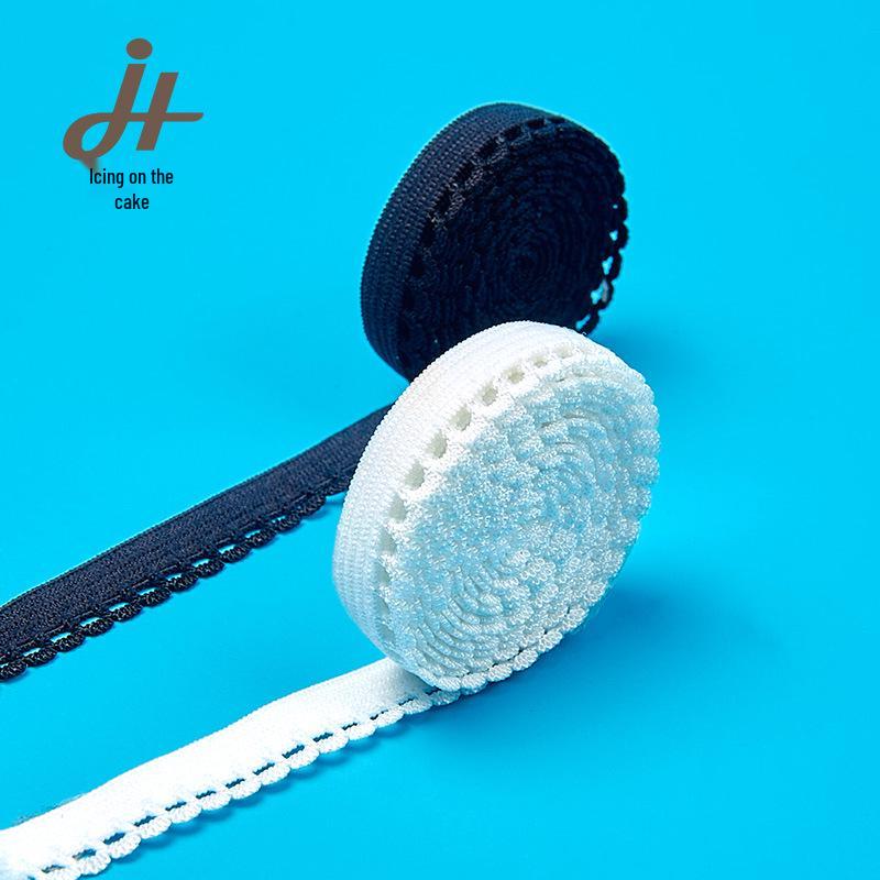 1cm Crescent Lace Elastic Webbing for Skirts & Underwear Edge Trim