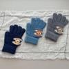 Winter Knitted Woolen Warm Gloves for Boys Girls and Babies Cute Little Dog with Separate Fingers