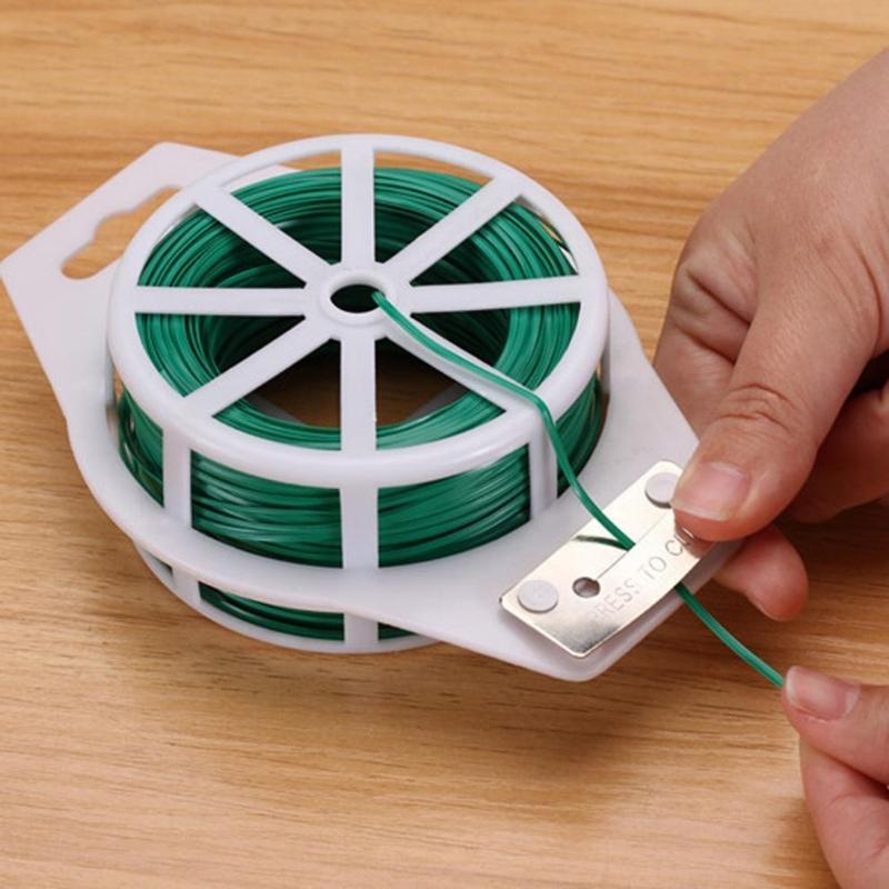 Gardening Plant Soft Wire Garden Flexible Tie Soft Garden Tie Color Twist Tie Rubber Tie Garden Tool For Vegetable