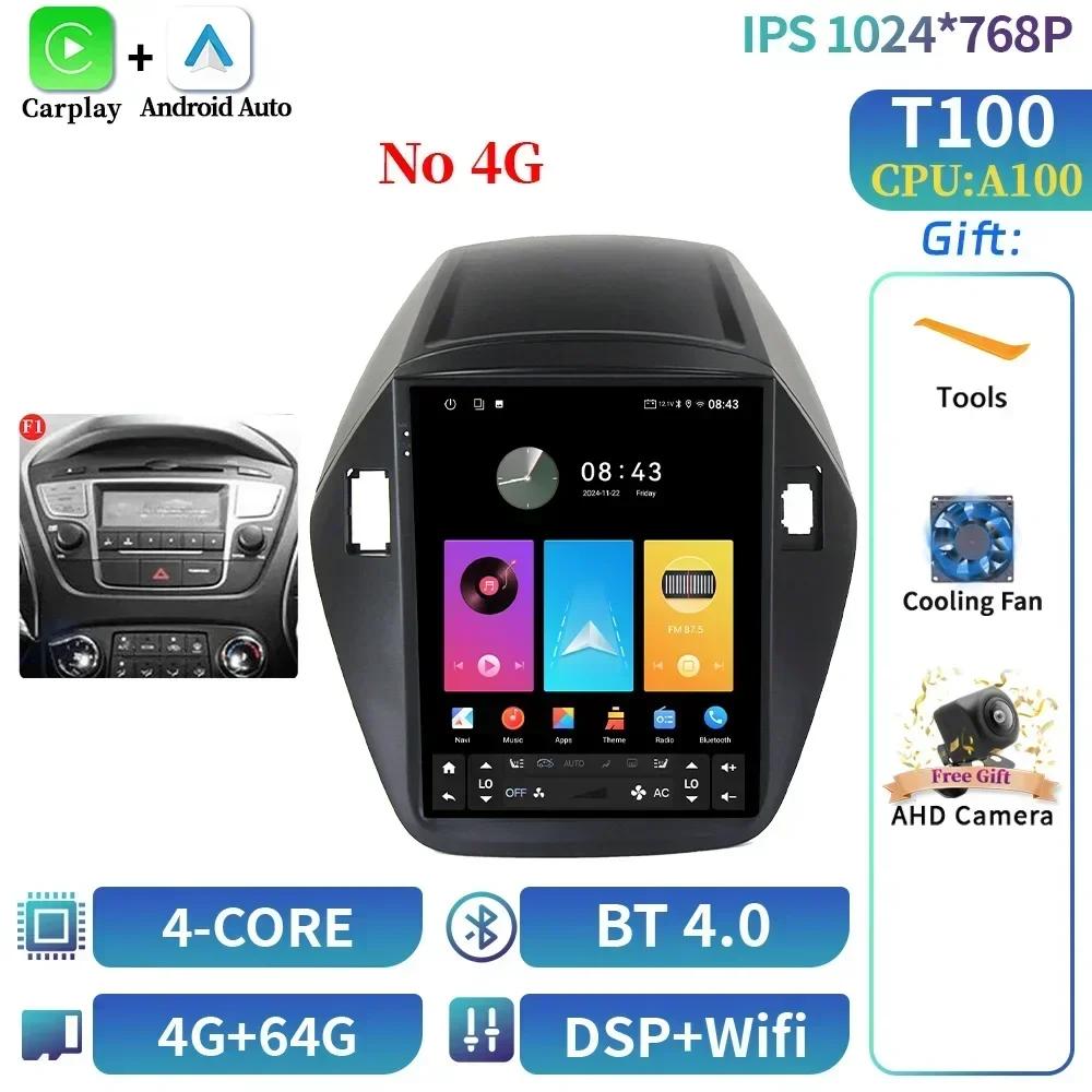 9.7" For Hyundai Tucson IX35 2009-2015 Car Radio Multimedia Navigation Wireless CarPlay 4G GPS Central Android Multimedia Screen