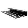 Screwdriver Holder Heavy Duty Carbon Steel Wall Mount Harmmer Pliers Organizer Rack for Workshop Garage Black