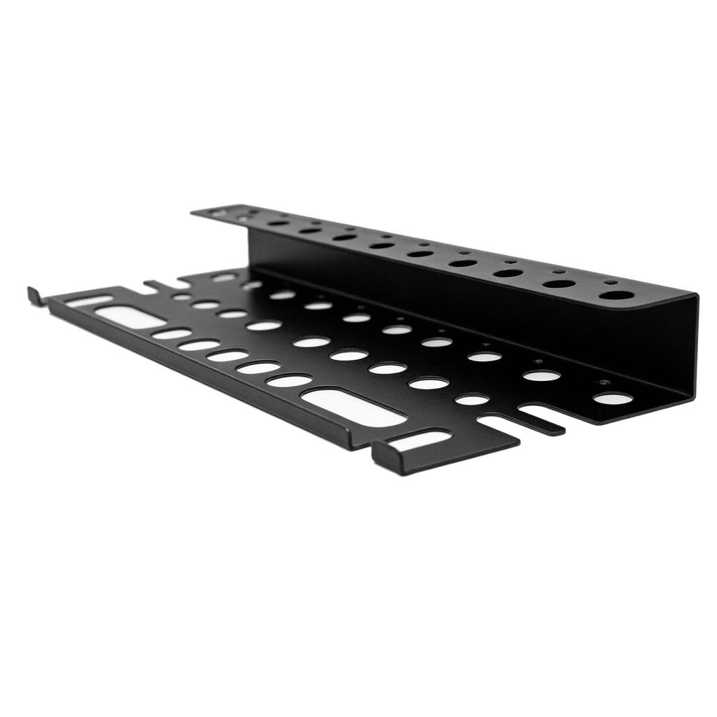 Screwdriver Holder Heavy Duty Carbon Steel Wall Mount Harmmer Pliers Organizer Rack for Workshop Garage Black