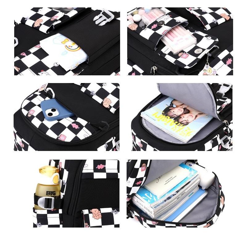 School Bag Roller Student Backpack 6 Wheels (31*16*46CM)ZRY5156