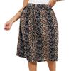Womens/Ladies Floral High Waist Midi Skirt
