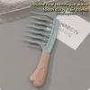 1 Pcs Double Rows Of Wide Tooth Comb Long Perm Hair Curly Hair Fluffy Styling Tool Special Hair Comb Anti-Static Hairbrush