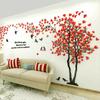 Diy Large Tree Sticker Wallpaper Acrylic Mirror Wall Stickers For Living Room