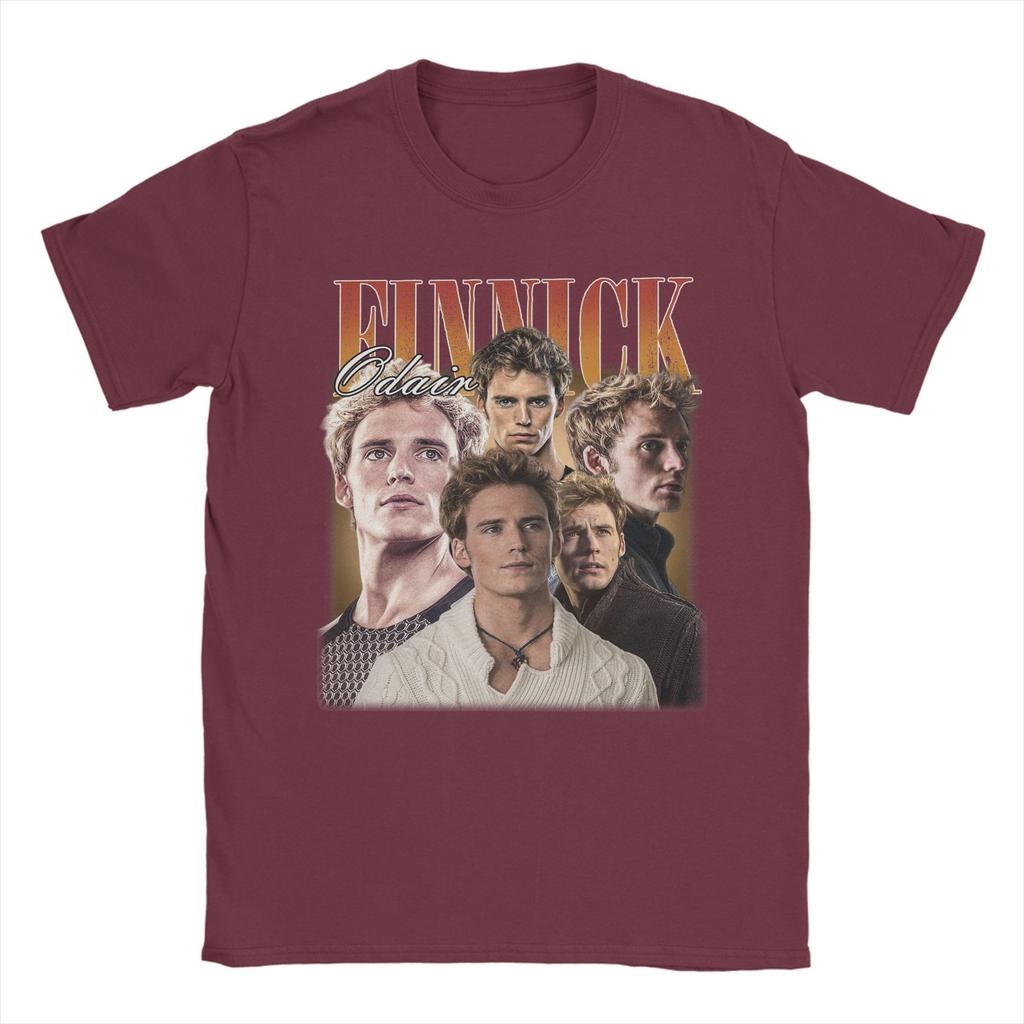 The Hunger Games Finnick Odair T Shirts Men 100 Cotton Amazing TShirts Round Collar Tee Shirt Short Sleeve Tops New Arrival