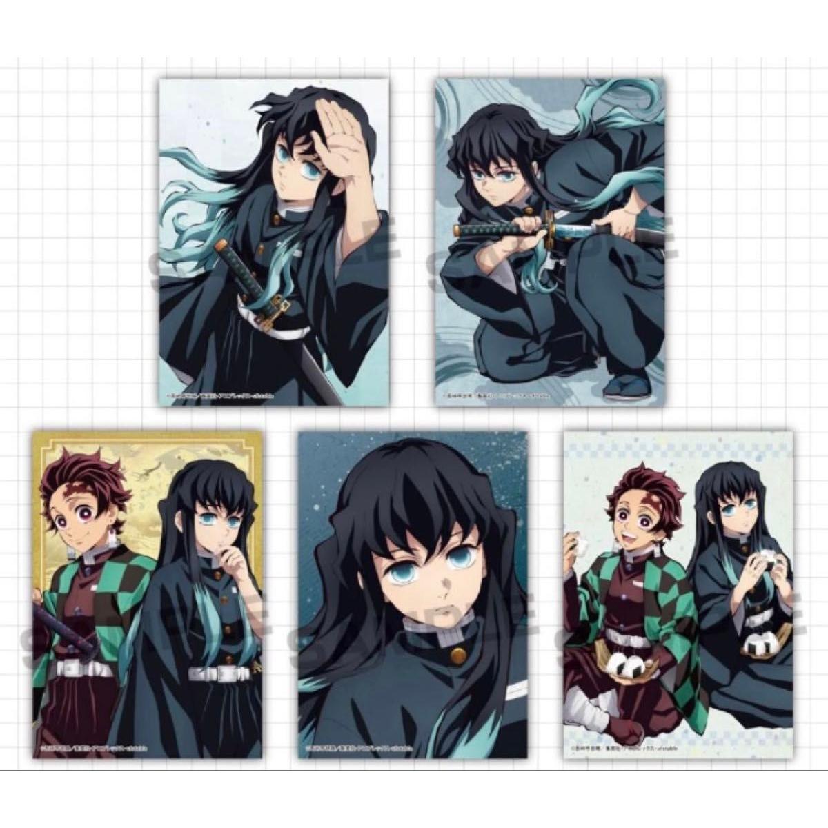 Used Last Final Price Lowest Price Demon Slayer: Kimetsu no Yaiba Muichiro Tokito Bromide Raw Bromide Set A Jump Festa JF2024 New Unopened 5 Pieces