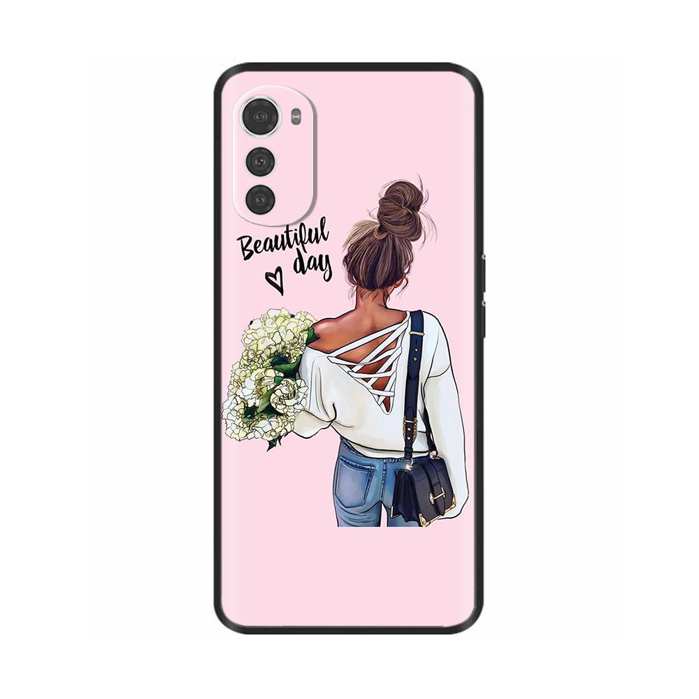 For Motorola Moto E32 Case Silicone Fashion Painted Soft Phone Case for Motorola Moto E32S Cover MotoE32S E 32 Bumper Fundas