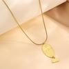 Niche Goldfish Pendant Necklace for Women - Simple, Versatile, Non-fading Clavicle Chain
