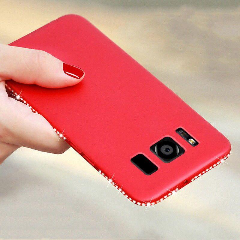 Glitter Crystal Bling Soft Tpu Case Cover For Galaxy Plus S9s8