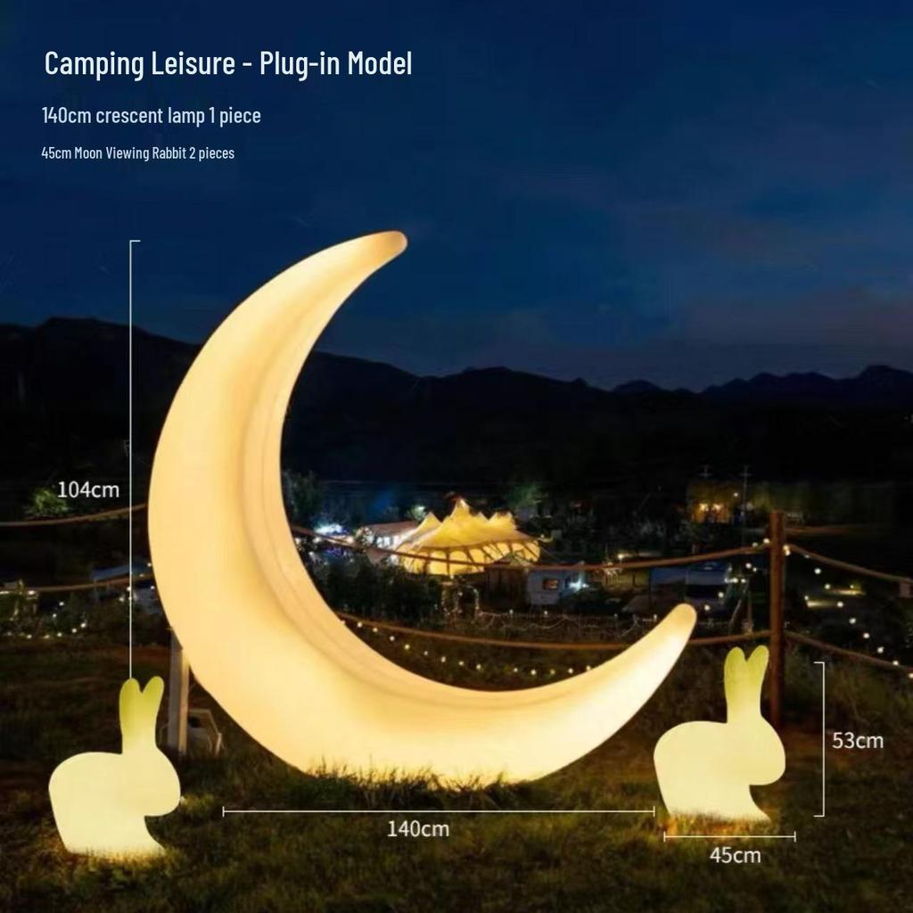 Solar-Powered Moon Lamp for Garden and Yard - Waterproof Decorative Outdoor Light