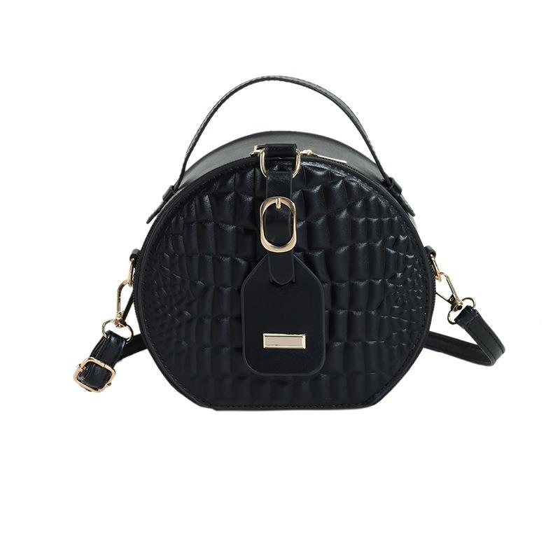 Popular Small Round Bag Women's Summer New Bag Women's Niche Trend Shoulder Bag Casual Portable Messenger Bag