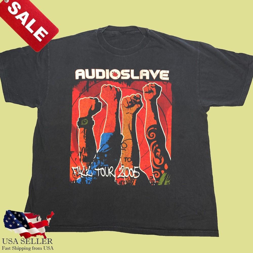 New Audioslave Fall Tour 2005 Gift For Fans Unisex S-5XL Shirt 1LU1218 Unisex T-Shirt L