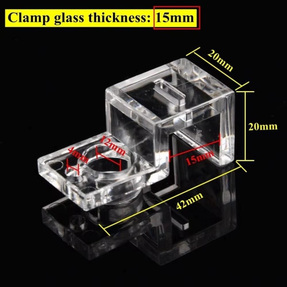 1PC Acrylic Aquarium Lid Cover Support Holder Transparent Fish Tank Acrylic Clips Holder Fish Tank